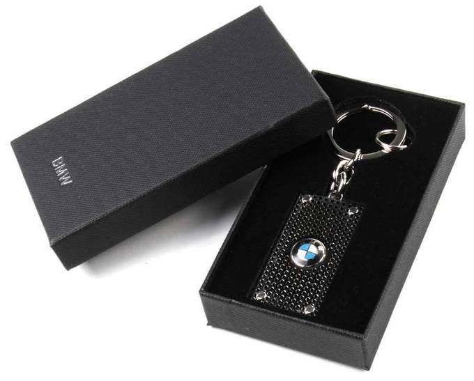 BMW Key Ring (Roundel) (Perforated) 80232149937 Genuine BMW Genuine